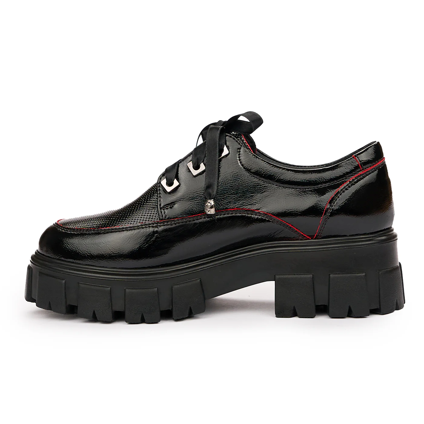 Pantofi Piele Naturala neagra 8113 - Image 4