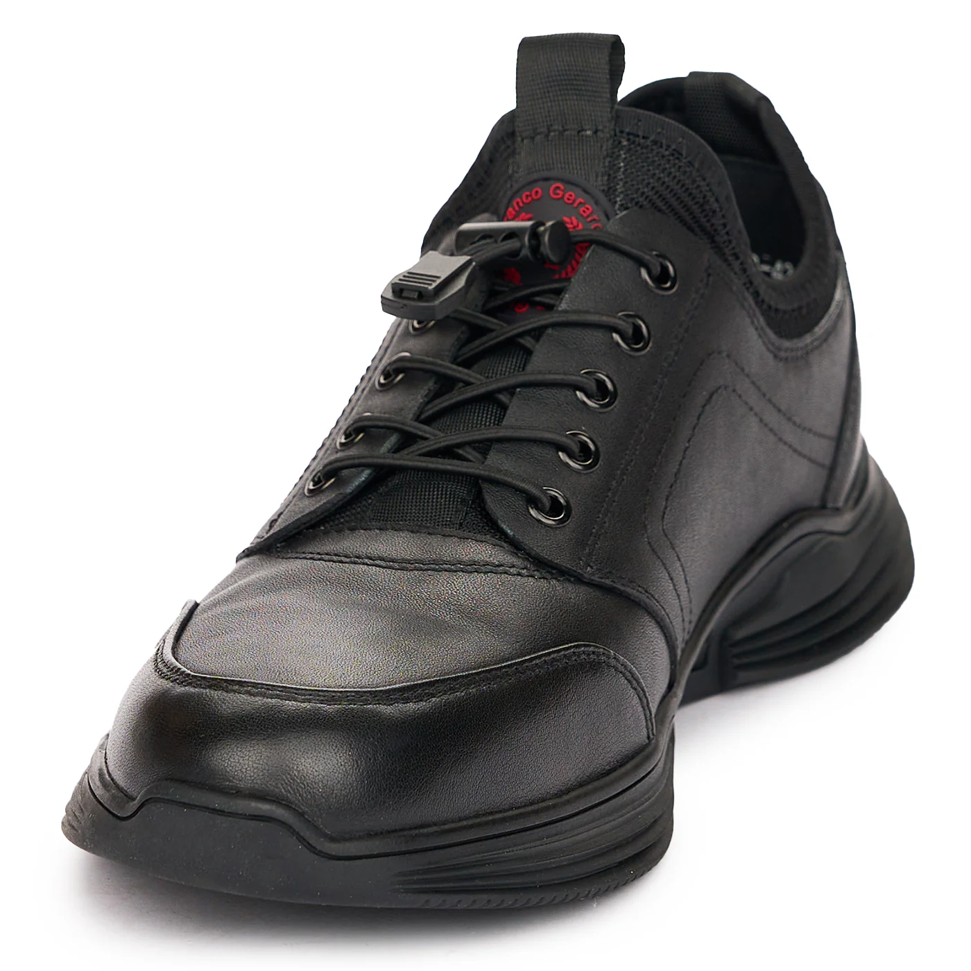 Pantofi Sport Negrii Barbati din Piele Naturala 7335 - Image 3