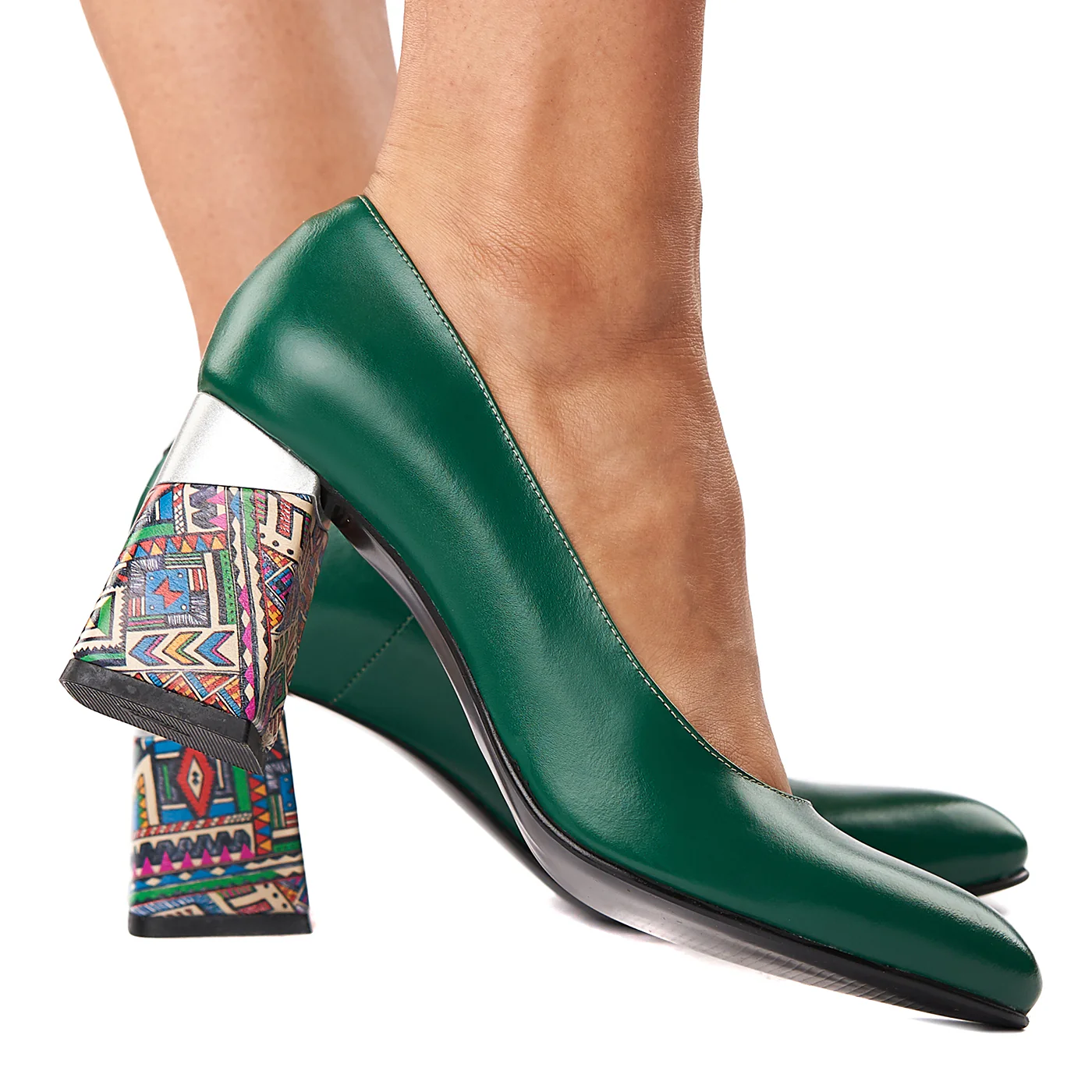 Pantofi stiletto eleganti din piele naturala 4284