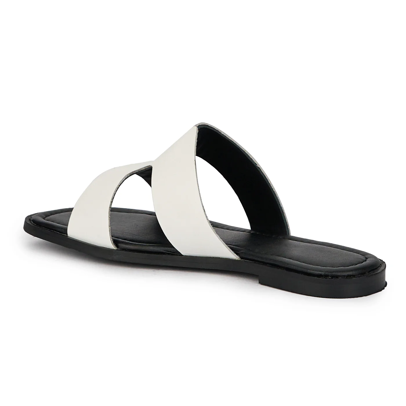 Papuc dama din piele naturala alba 15533 - Image 2