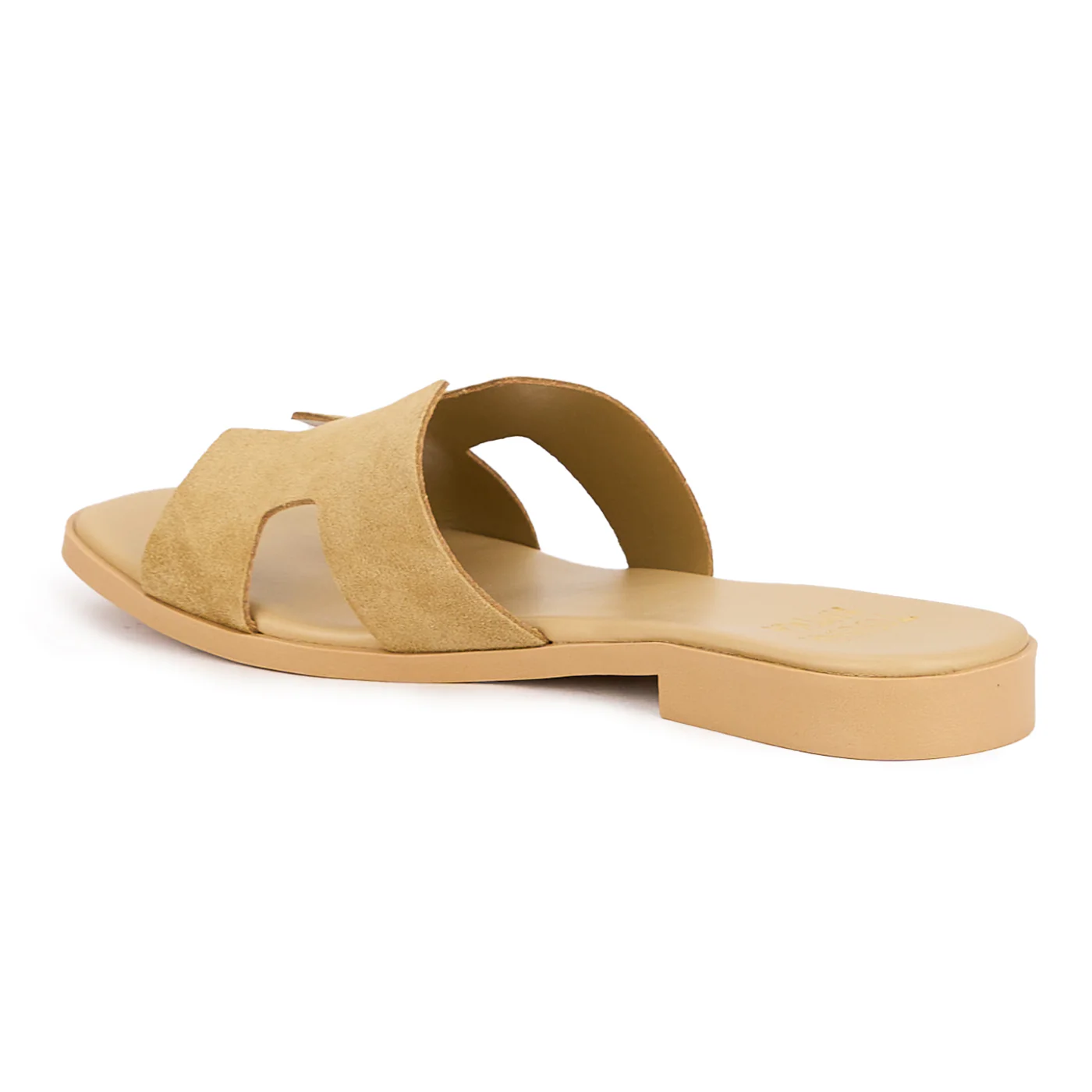 Papuc dama din piele naturala bej 16563 - Image 2