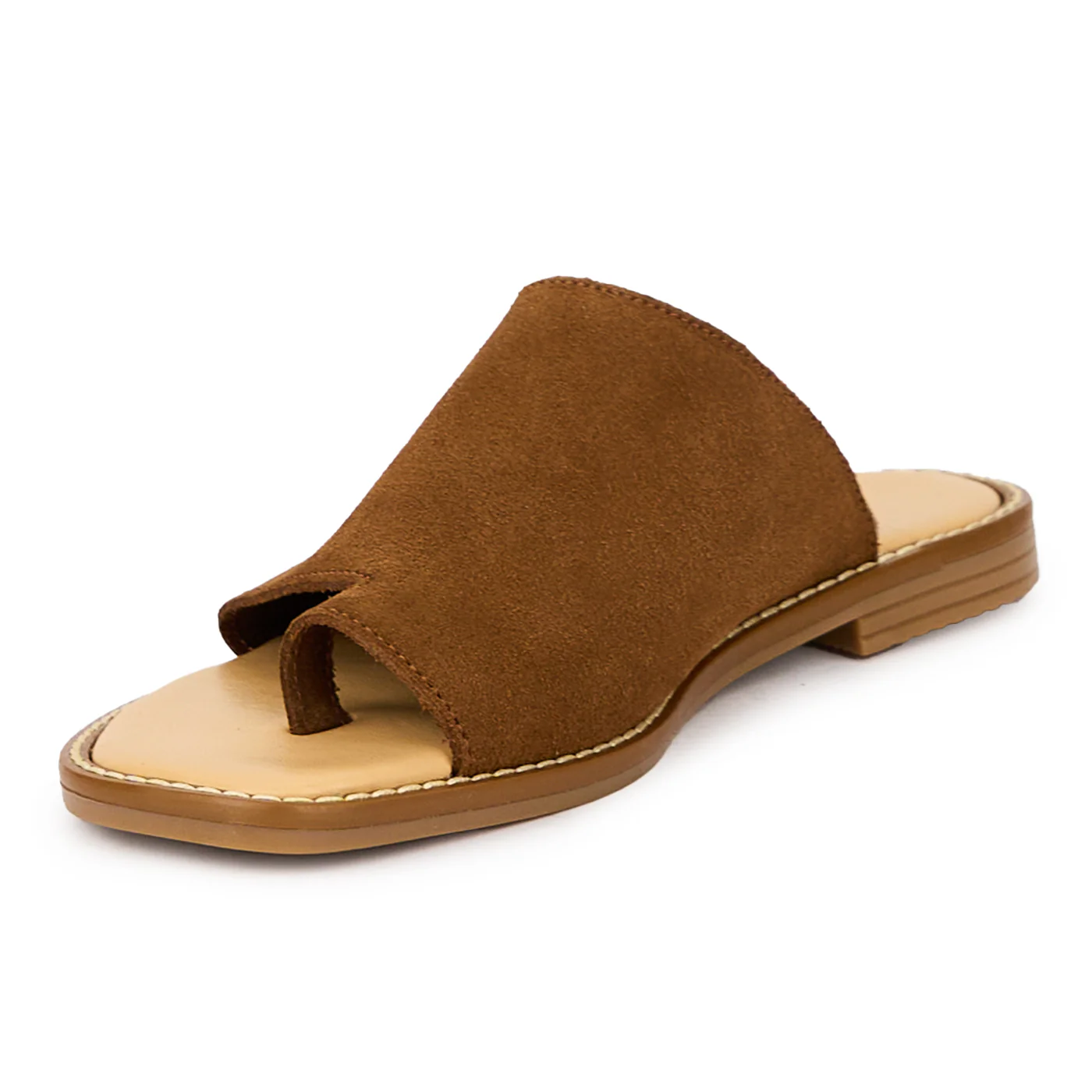 Papuc dama din piele naturala maro 15376 - Image 3