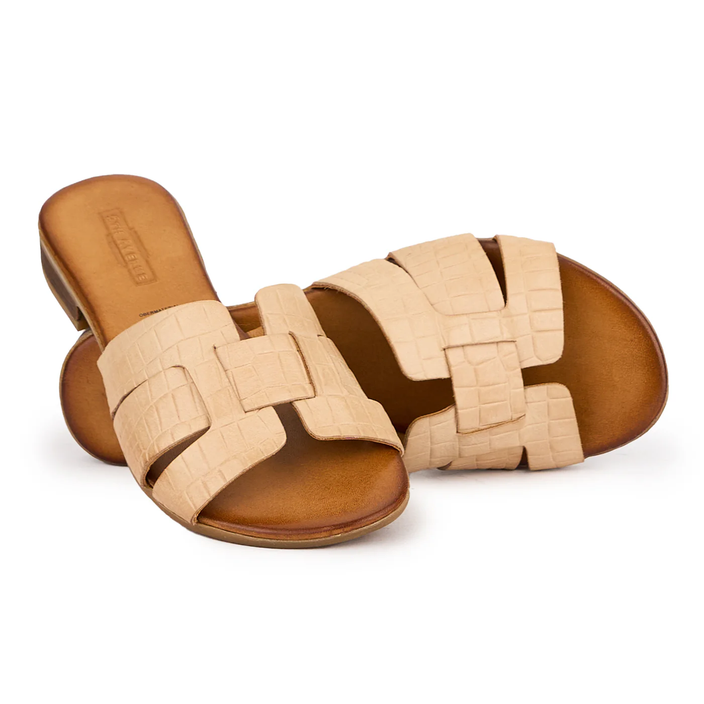Papuc dama din piele naturala maro 16399 - Image 3