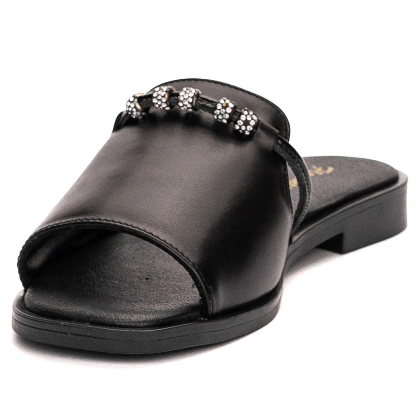 Papuc dama din piele naturala neagra 13557 - Image 3