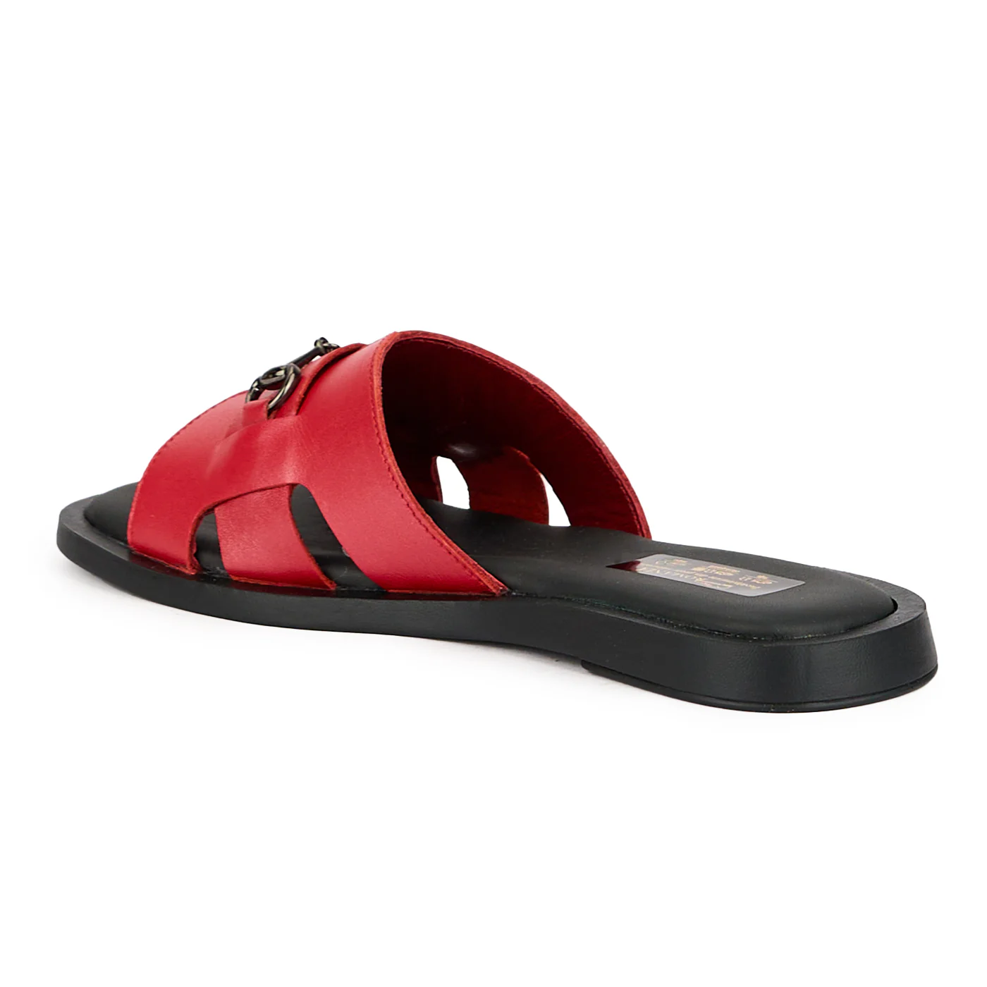 Papuc dama din piele naturala rosie 16272 - Image 2