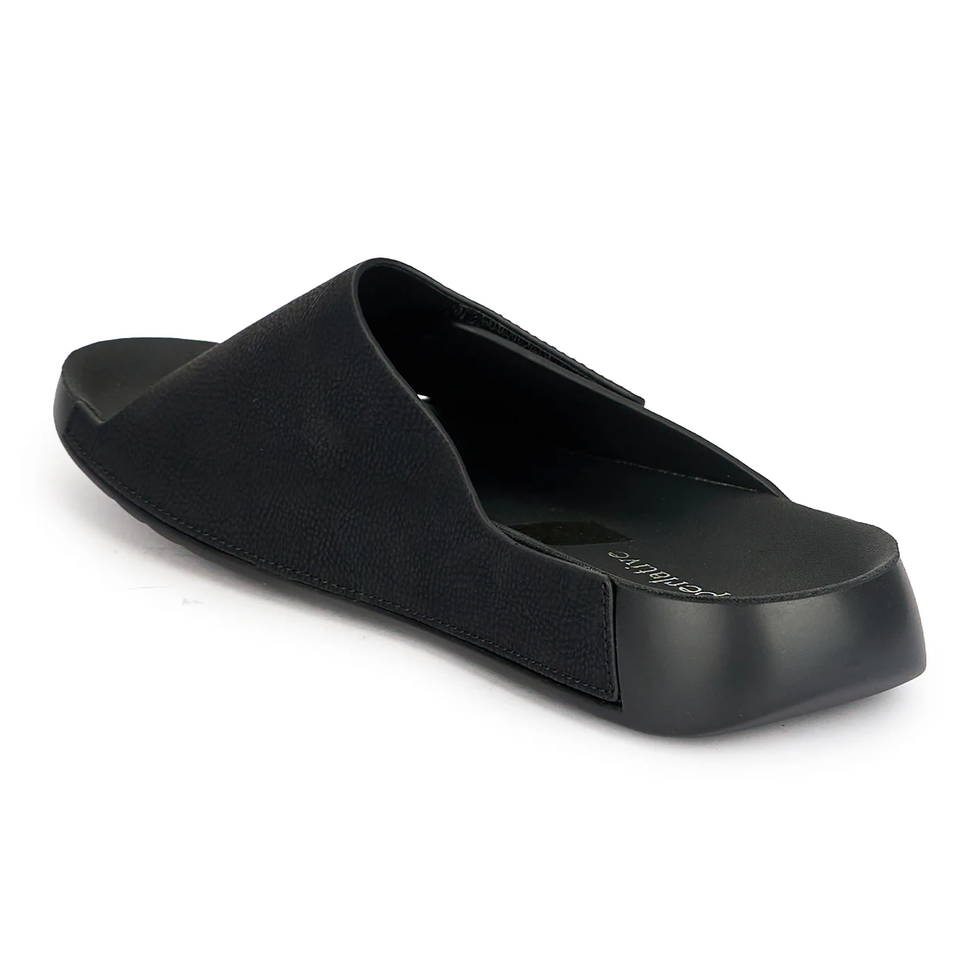 Papuci barbati din piele naturala neagra 20188 - Image 2