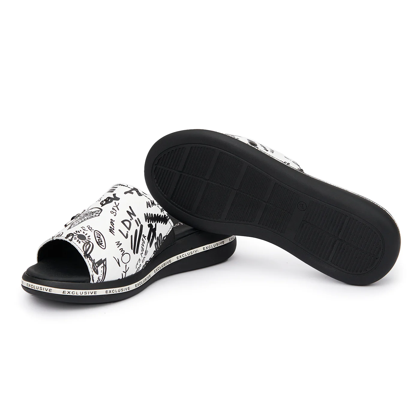 Papuci dama casual din piele naturala 2501 - Image 3