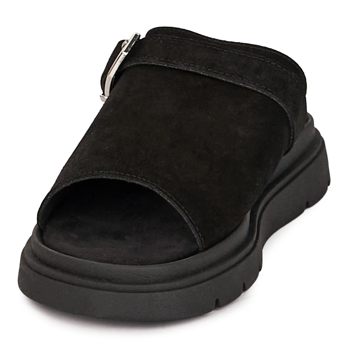 Papuci dama din piele naturala neagra 18583 - Image 3