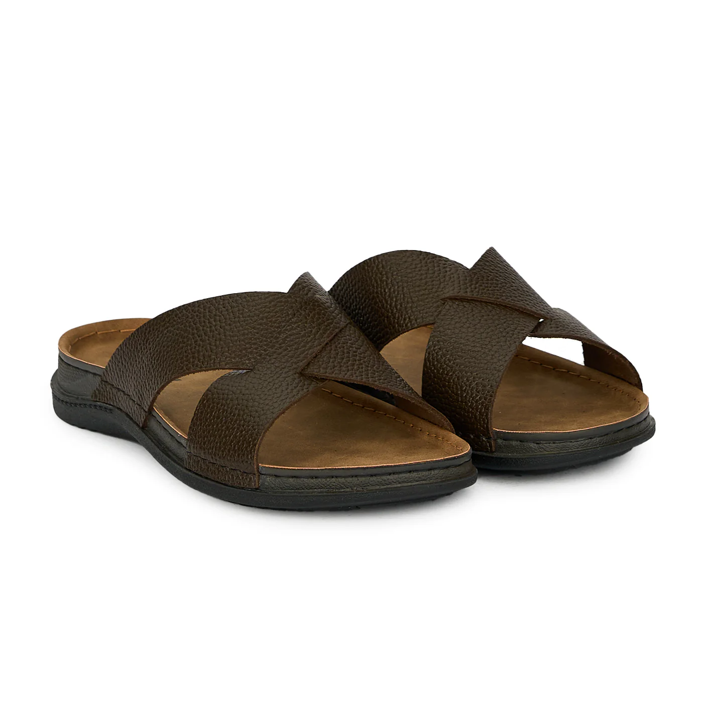 Papuci de vara barbati din piele naturala 7828 - Image 2