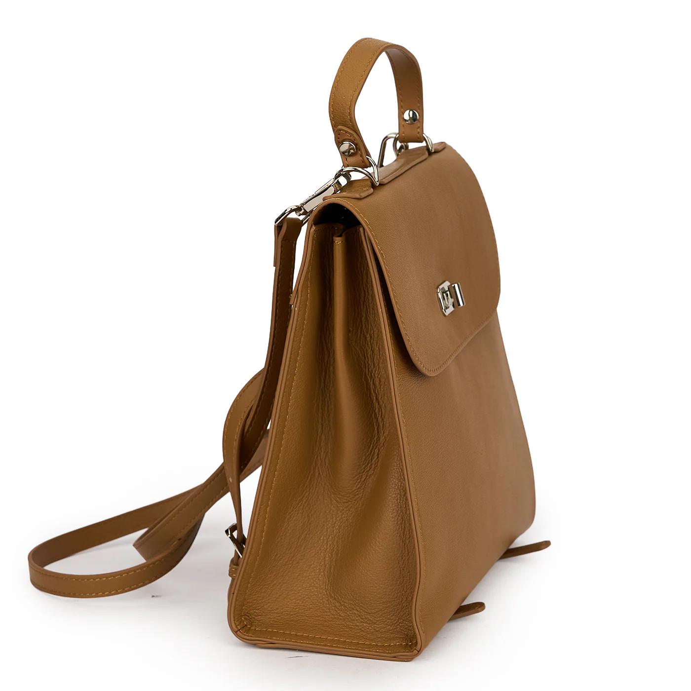 Rucsac damă din piele naturala maro 21678 - Image 2