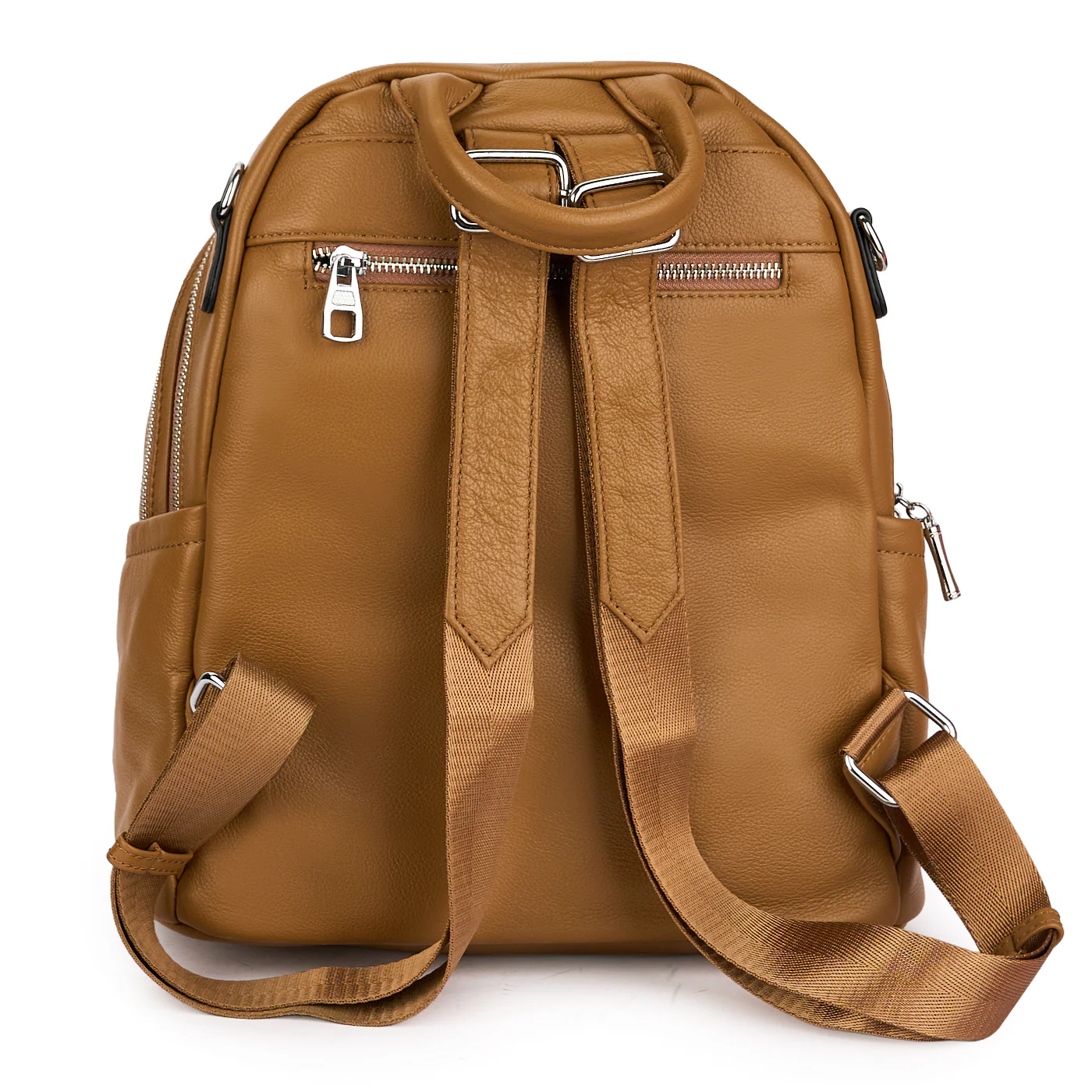 Rucsac din piele naturala maro 21365 - Image 3