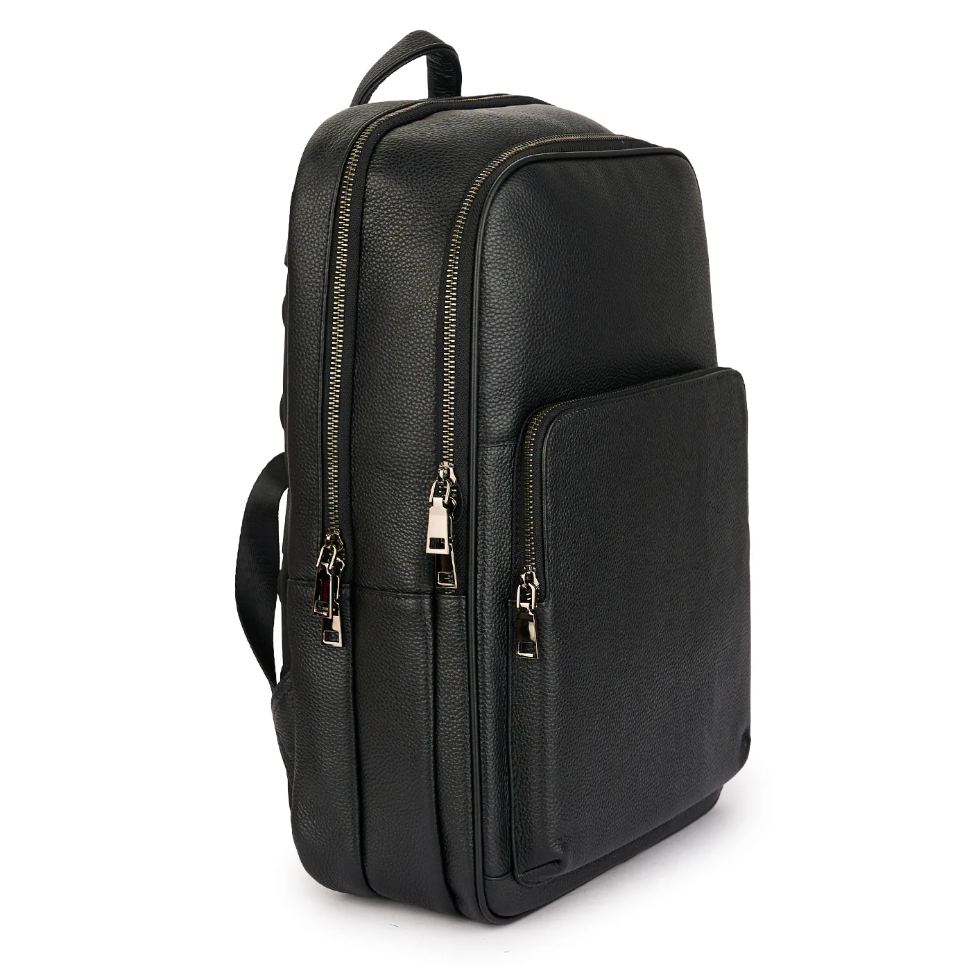 Rucsac din piele naturală neagra 21618 - Image 2