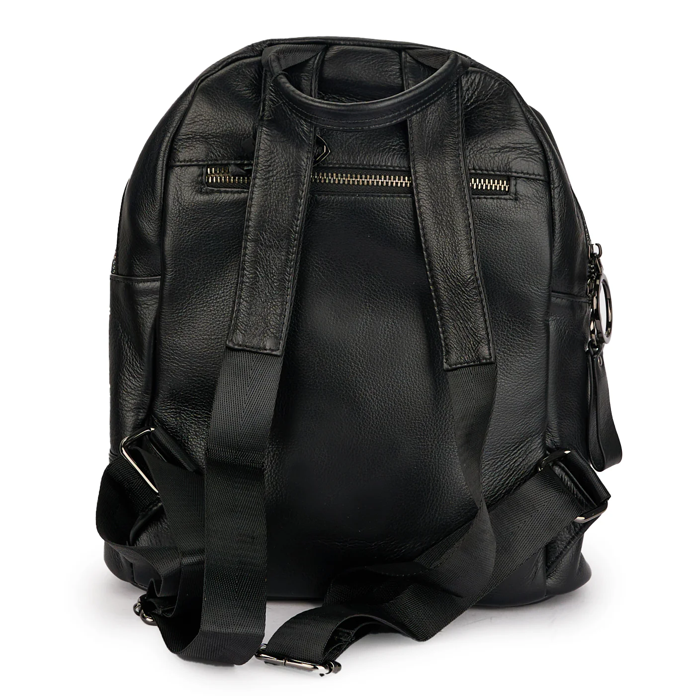 Rucsac din piele naturala neagra 21410 - Image 3