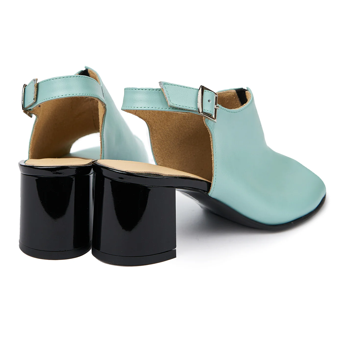 Sandale dama din piele naturala blue 5569 - Image 2