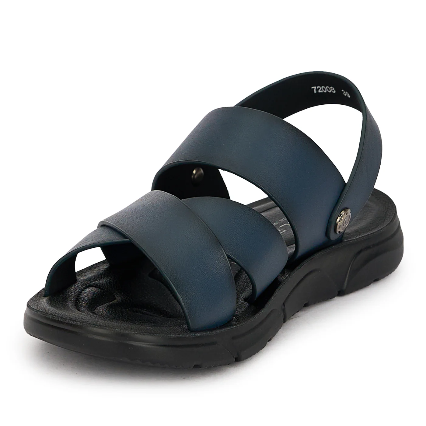 Sandale barbati din piele naturala bleumarin 20168 - Image 4
