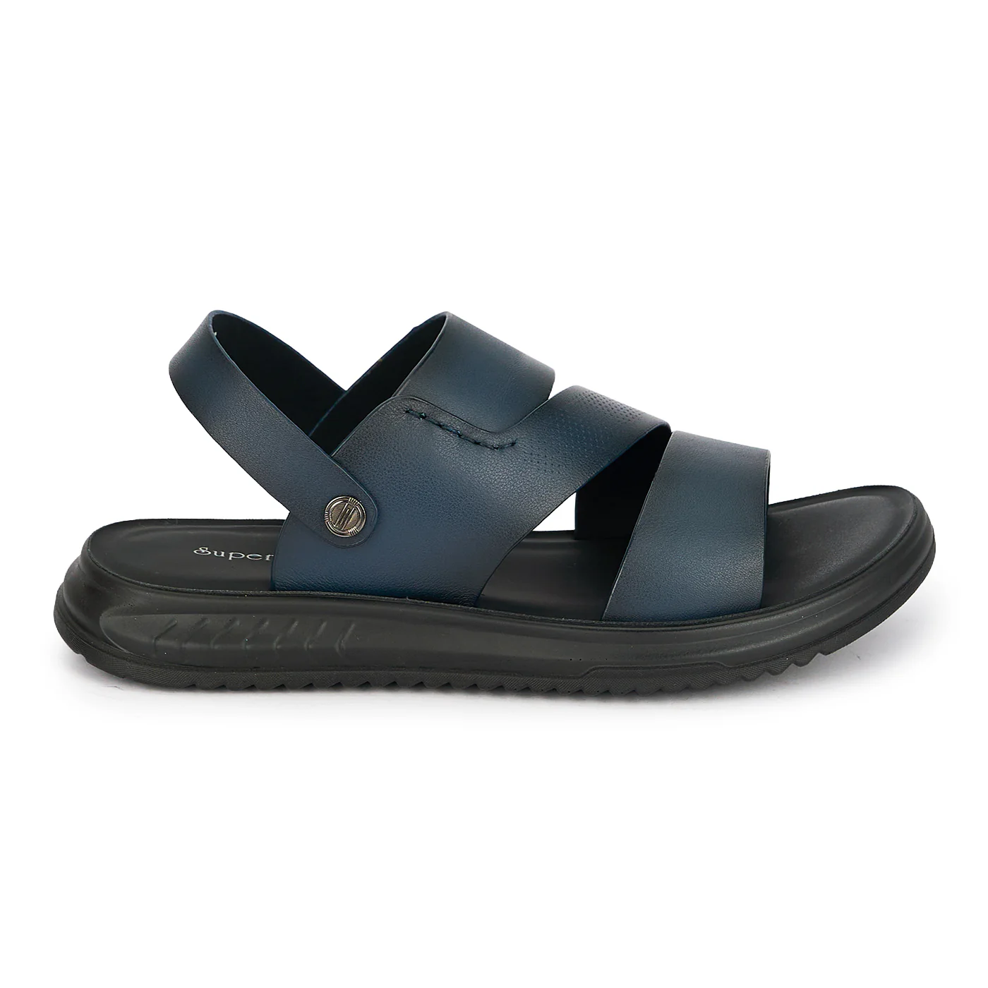 Sandale barbati din piele naturala bleumarin 20172