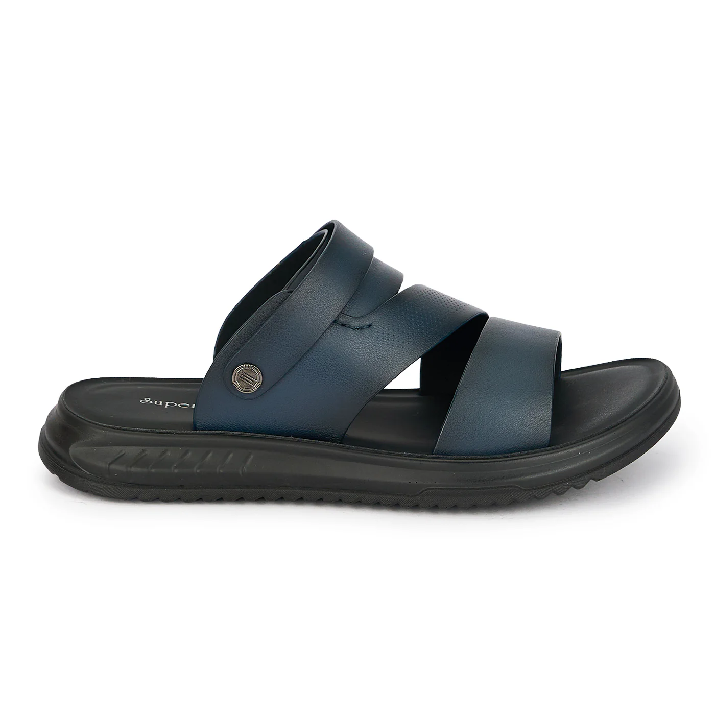 Sandale barbati din piele naturala bleumarin 20172 - Image 2