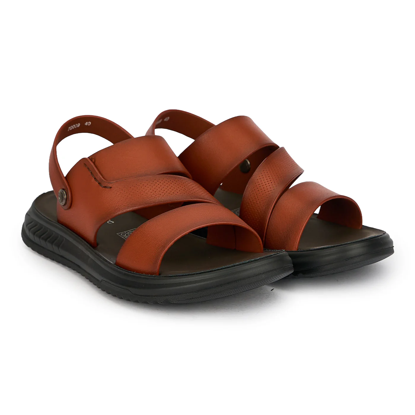 Sandale barbati din piele naturala maro 20171 - Image 5
