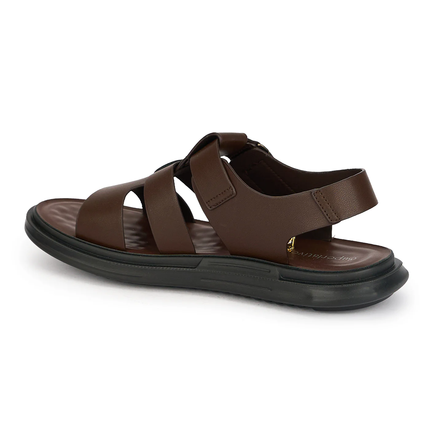 Sandale barbati din piele naturala maro 20181 - Image 2