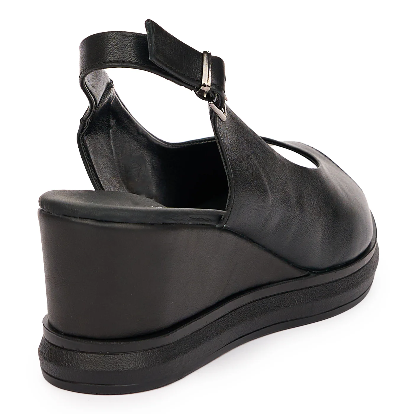 Sandale Cu Platforma Din Piele Naturala 8920 - Image 2