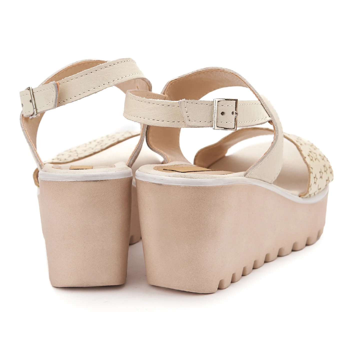 Sandale dama cu platforma din piele 2137 - Image 2