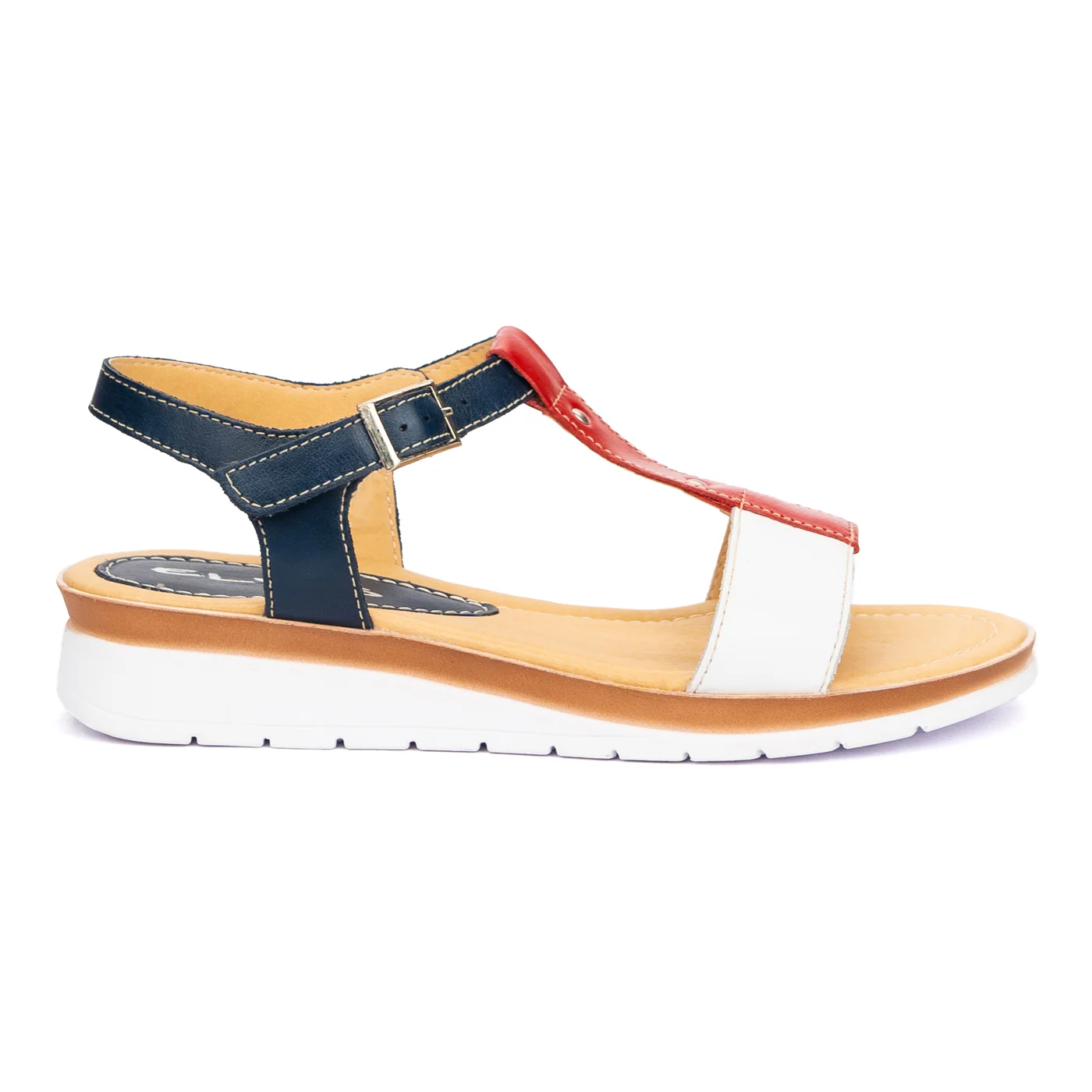 Sandale dama cu talpa joasa din piele naturala 2662 - Image 3