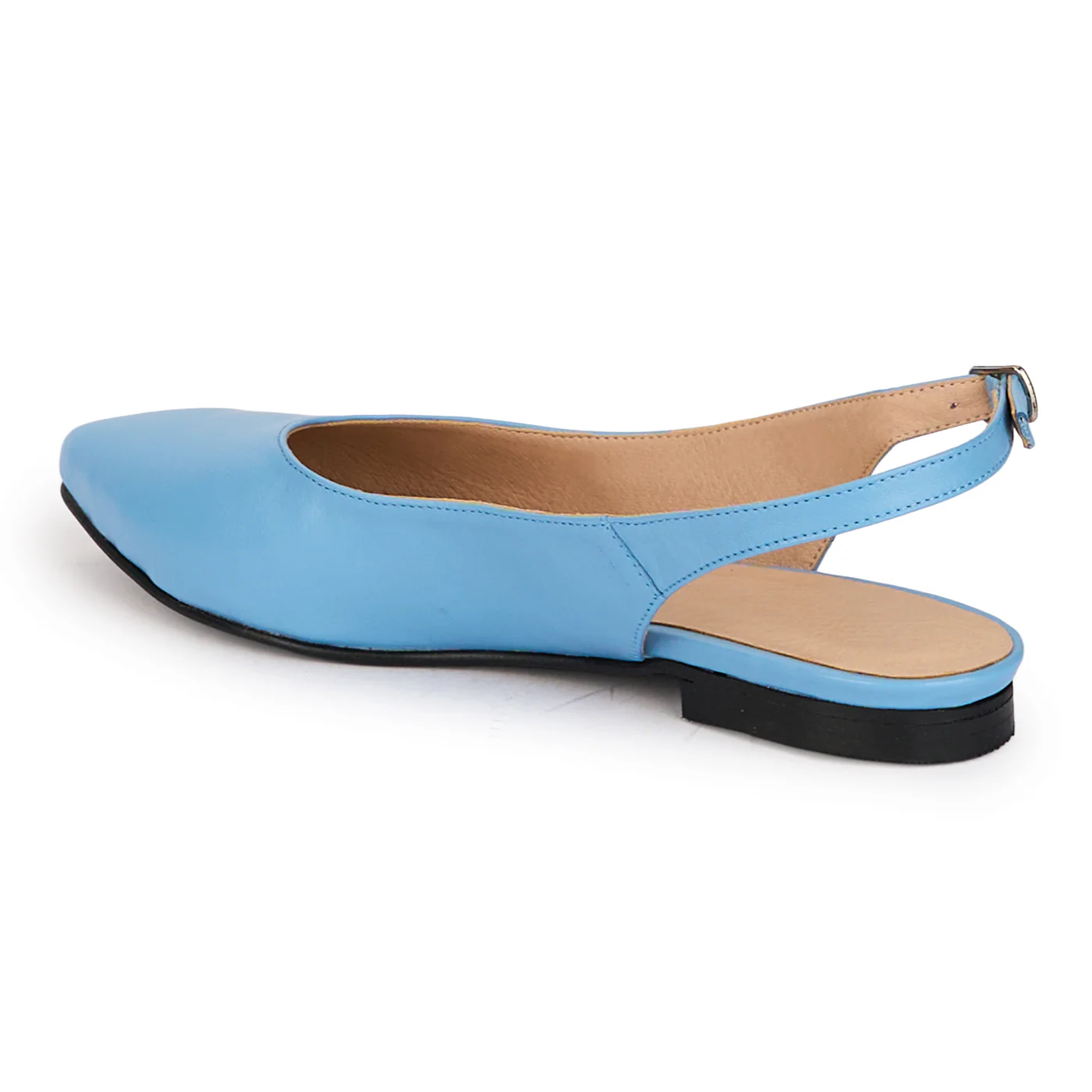 Sandale dama din piele naturala bleu 18488 - Image 2