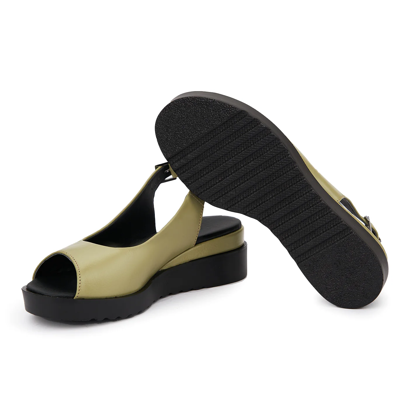 Sandale dama din piele naturala cu platforma 2335 - Image 4