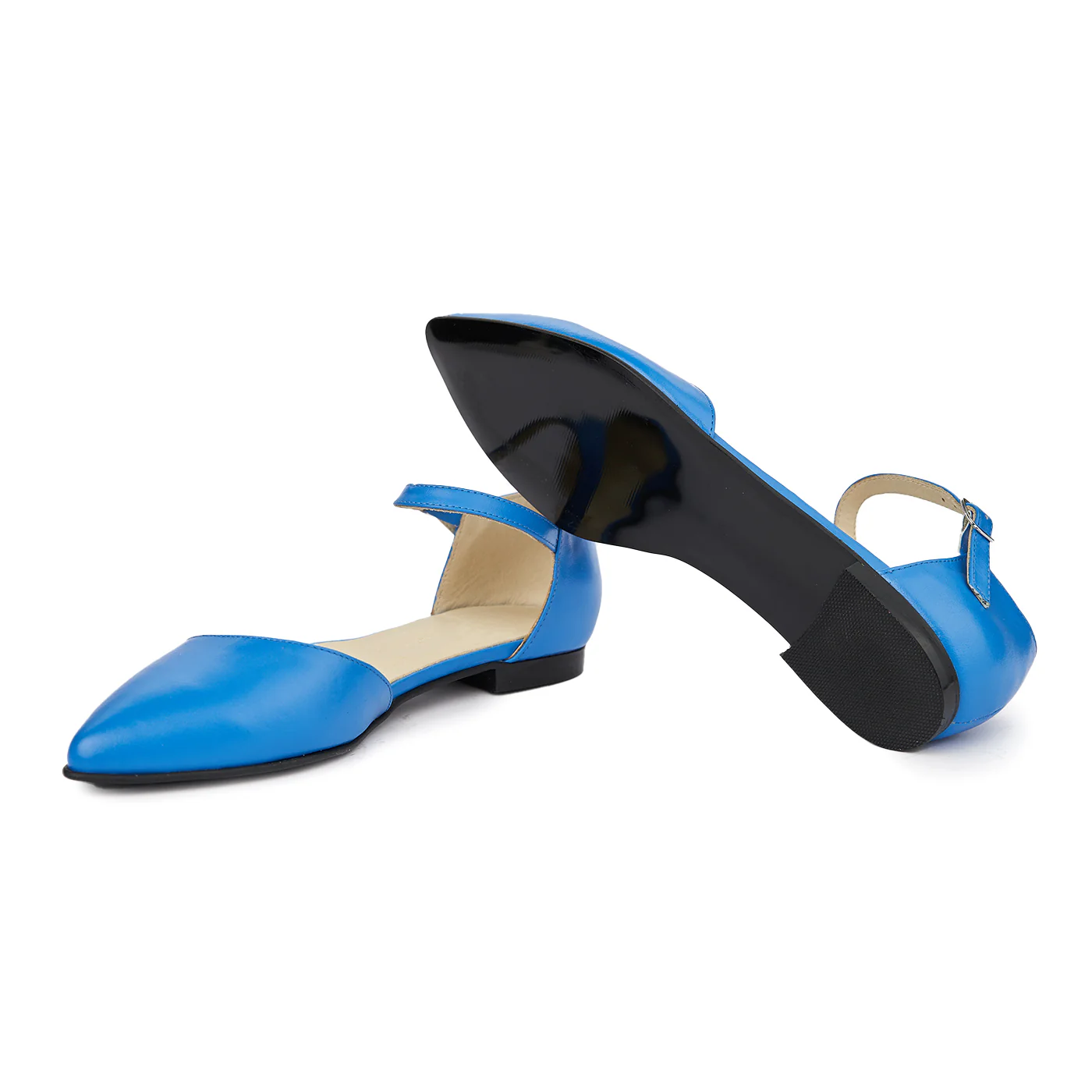 Sandale dama din piele naturala cu toc mic 5395 - Image 3
