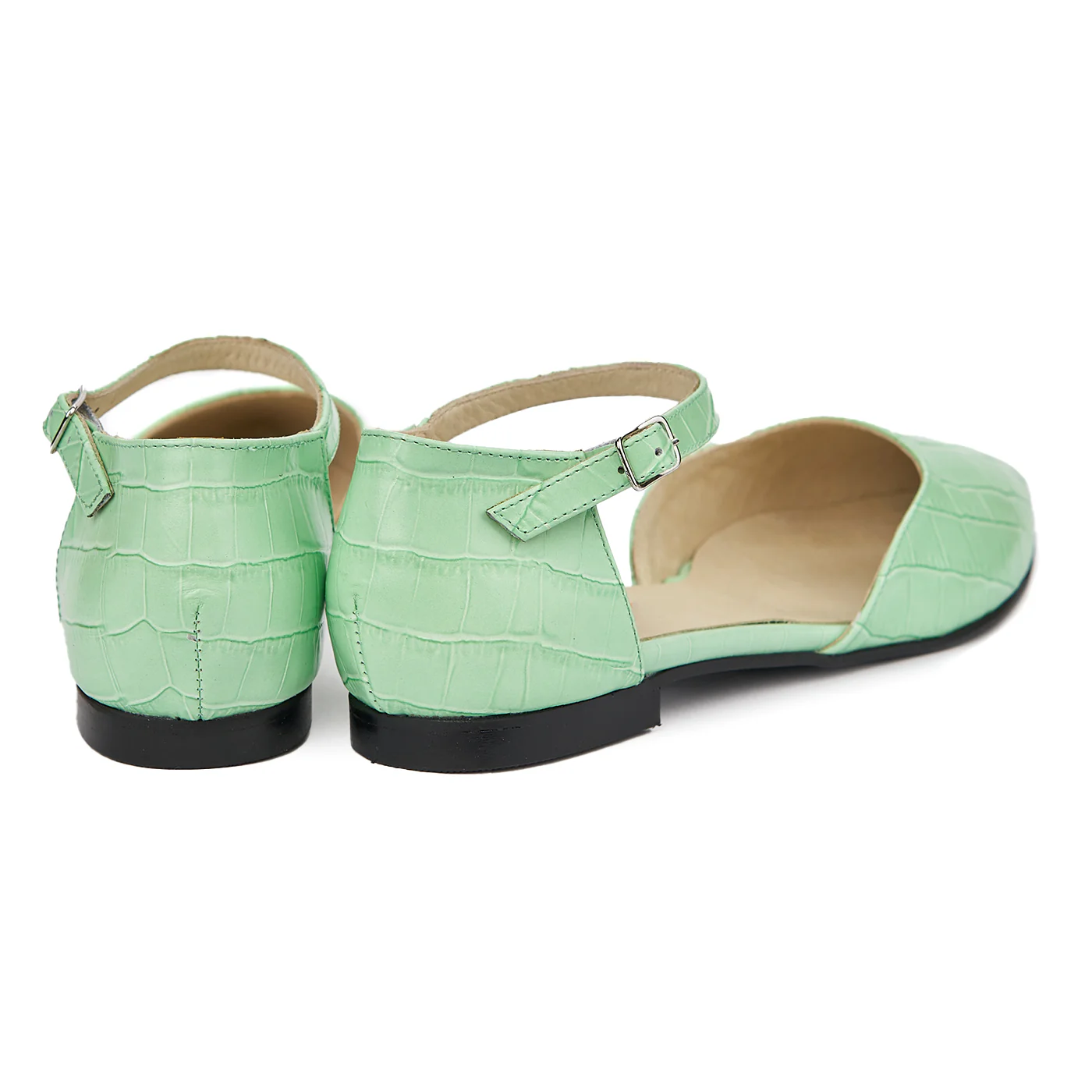 Sandale dama din piele naturala cu toc mic 5399 - Image 2