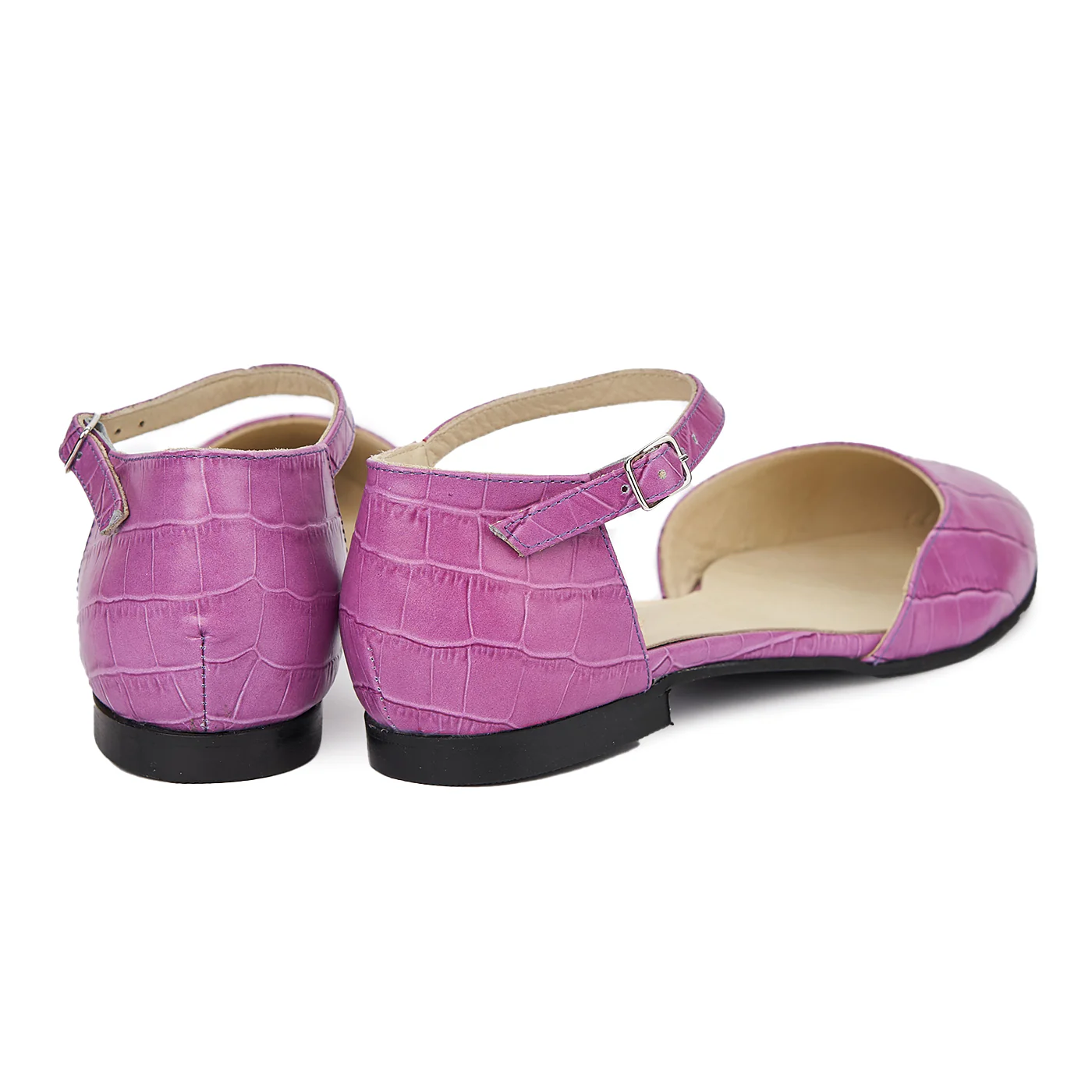 Sandale dama din piele naturala cu toc mic 5405 - Image 2