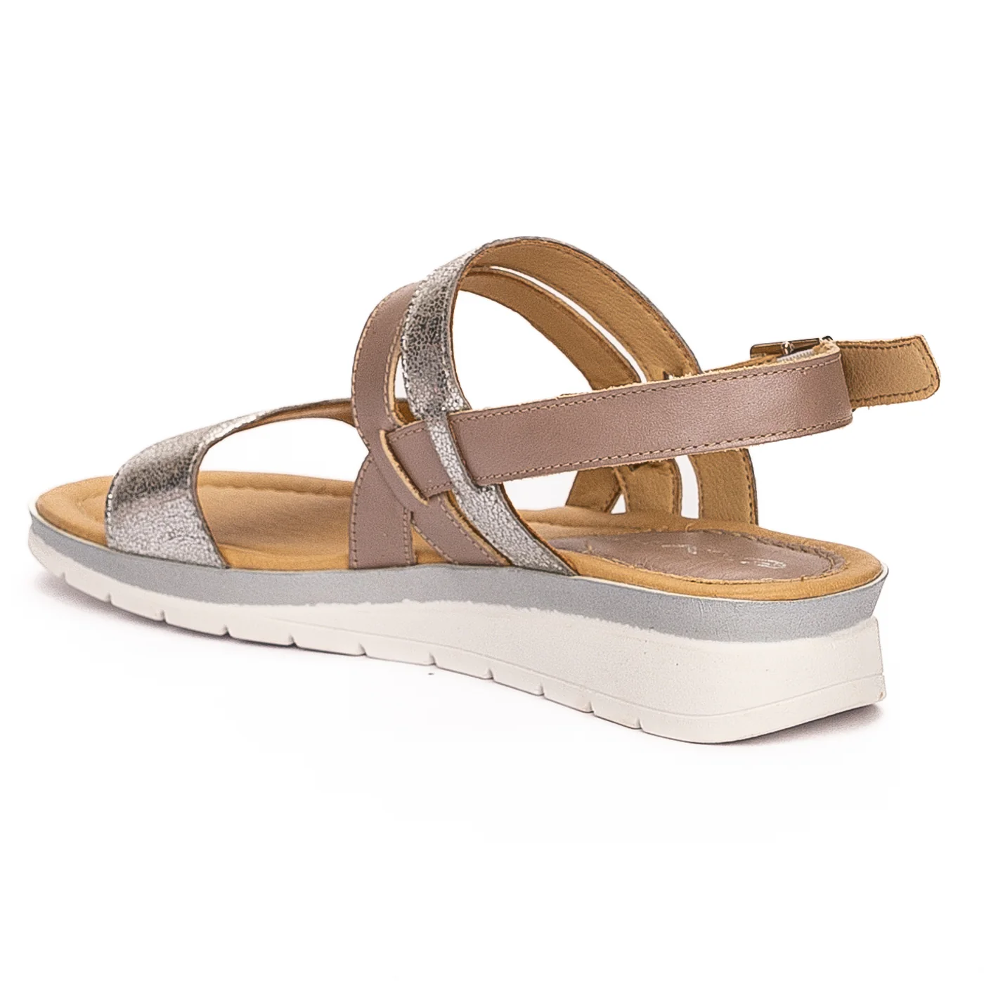 Sandale dama din piele naturala multicolor 13277 - Image 2