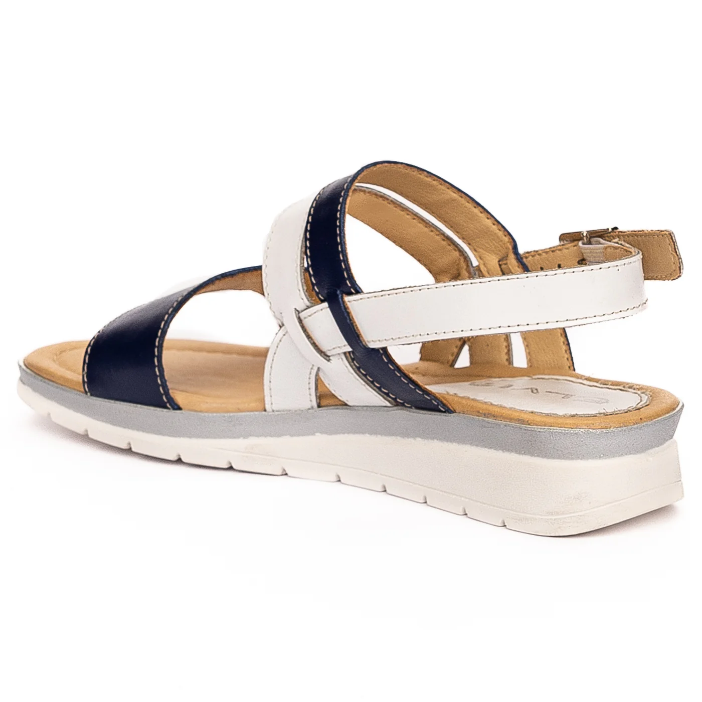 Sandale dama din piele naturala multicolor 13281 - Image 2