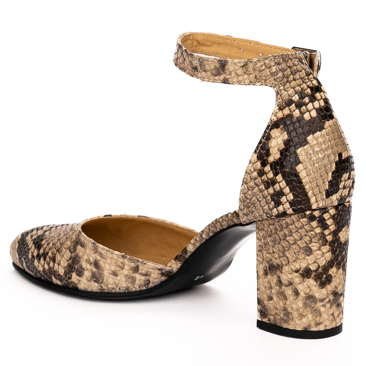 Sandale dama din piele naturala multicolor 13294 - Image 2
