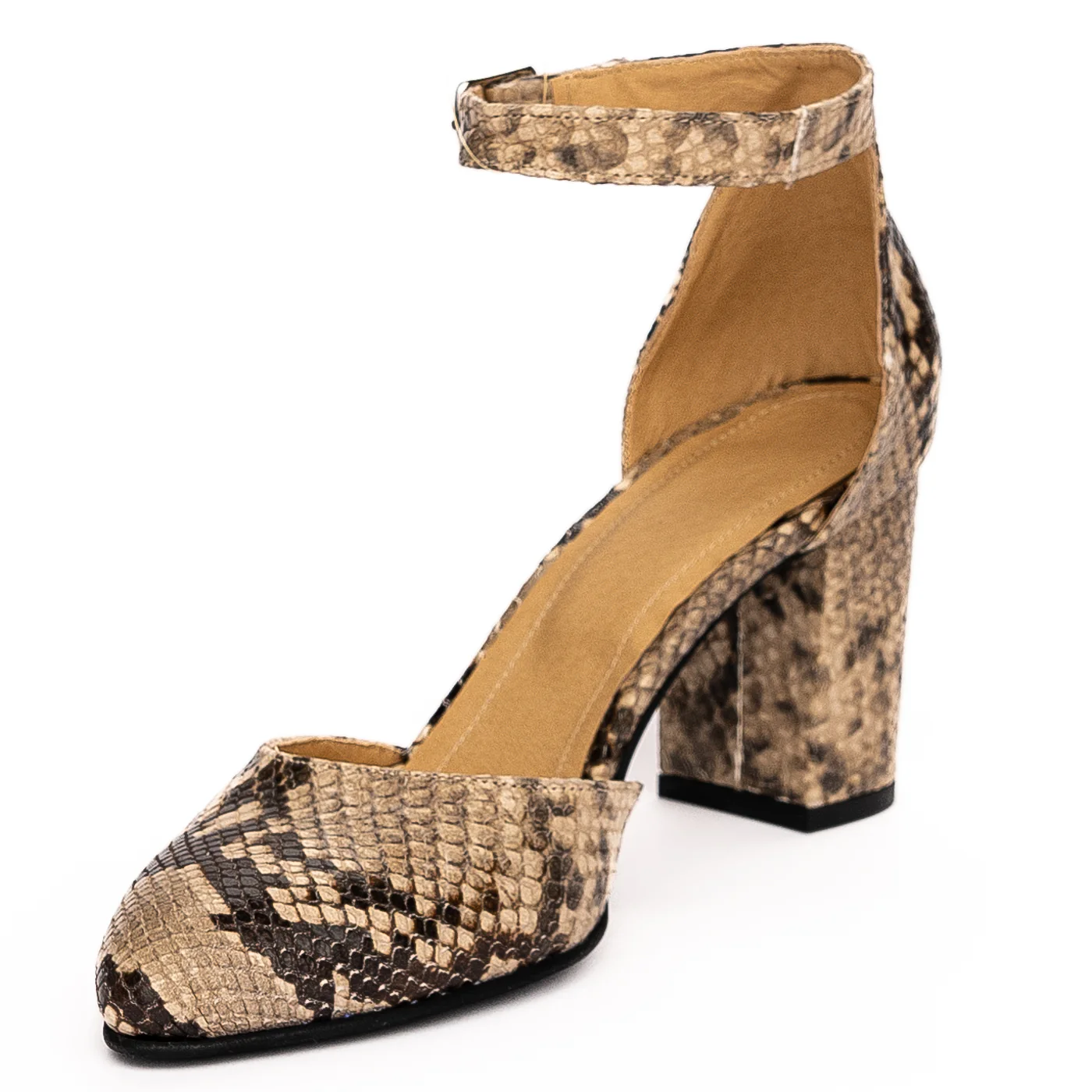 Sandale dama din piele naturala multicolor 13294 - Image 3