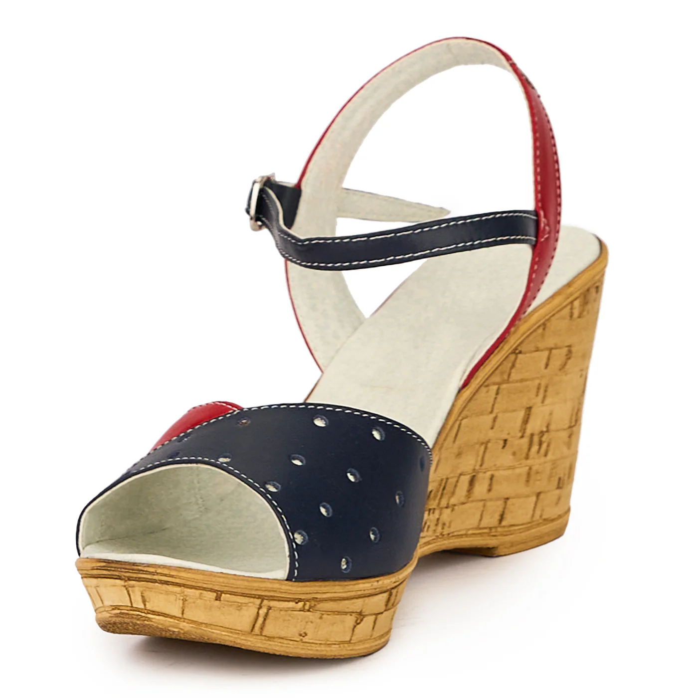 Sandale dama din piele naturala multicolor 16169 - Image 3