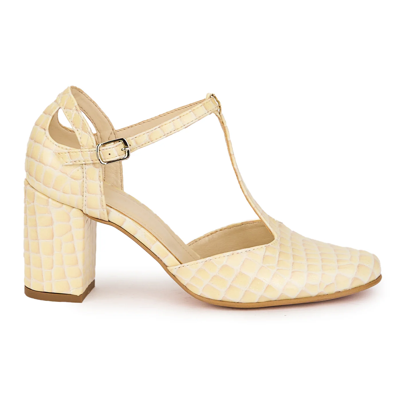 Sandale dama din piele naturala multicolor cu toc gros 7.5 cm 16065