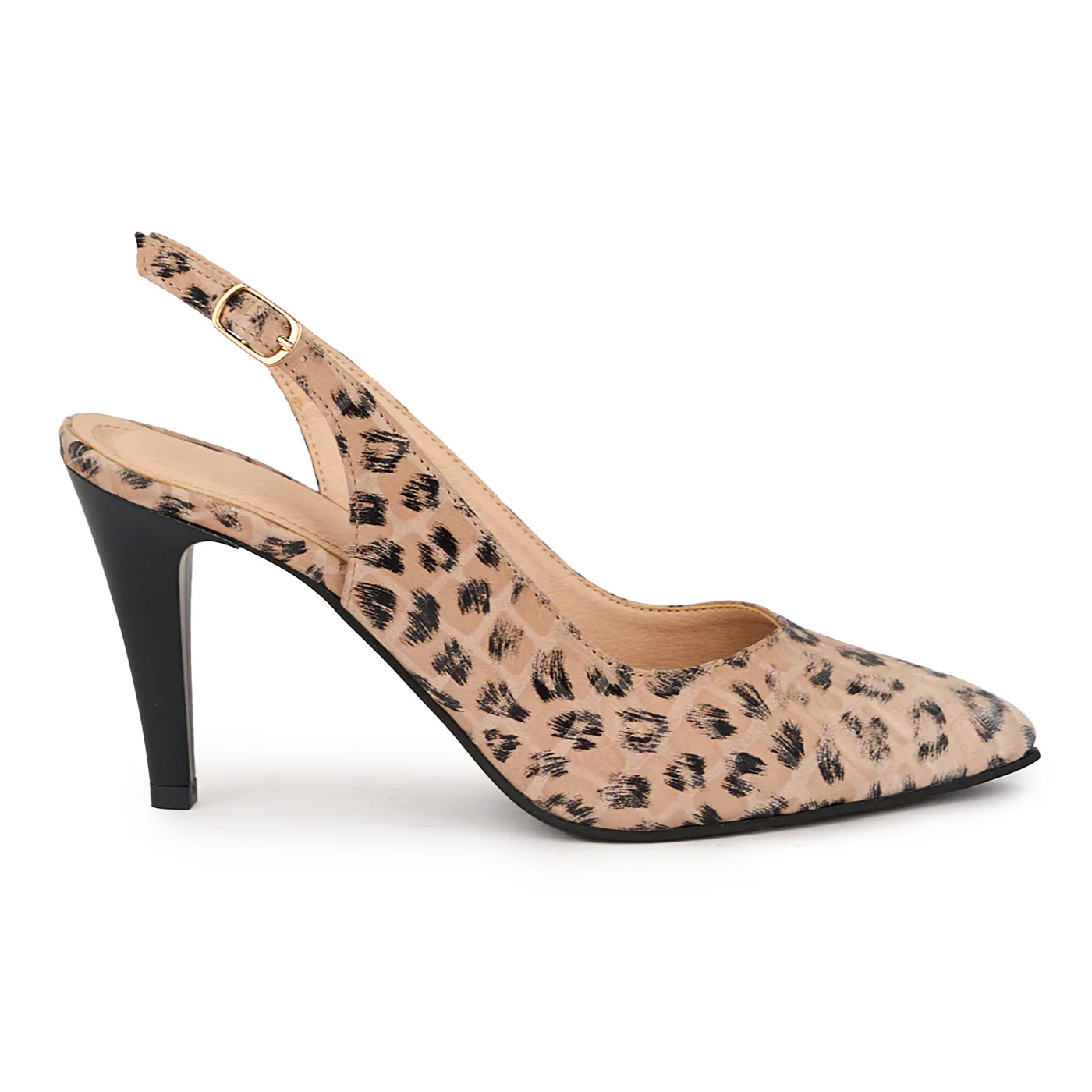 Sandale dama din piele naturala multicolor cu toc subtire 8.5 cm 16003
