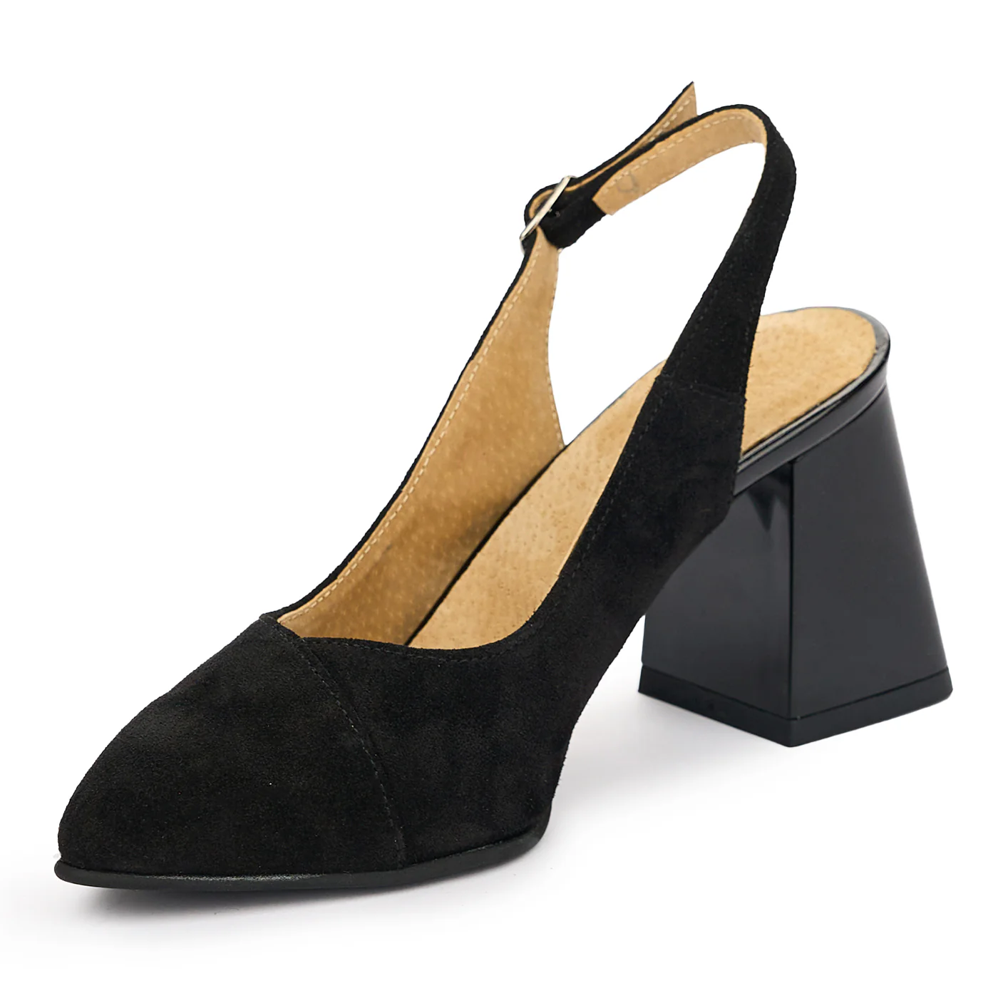 Sandale dama din piele naturala neagra 13045 - Image 3
