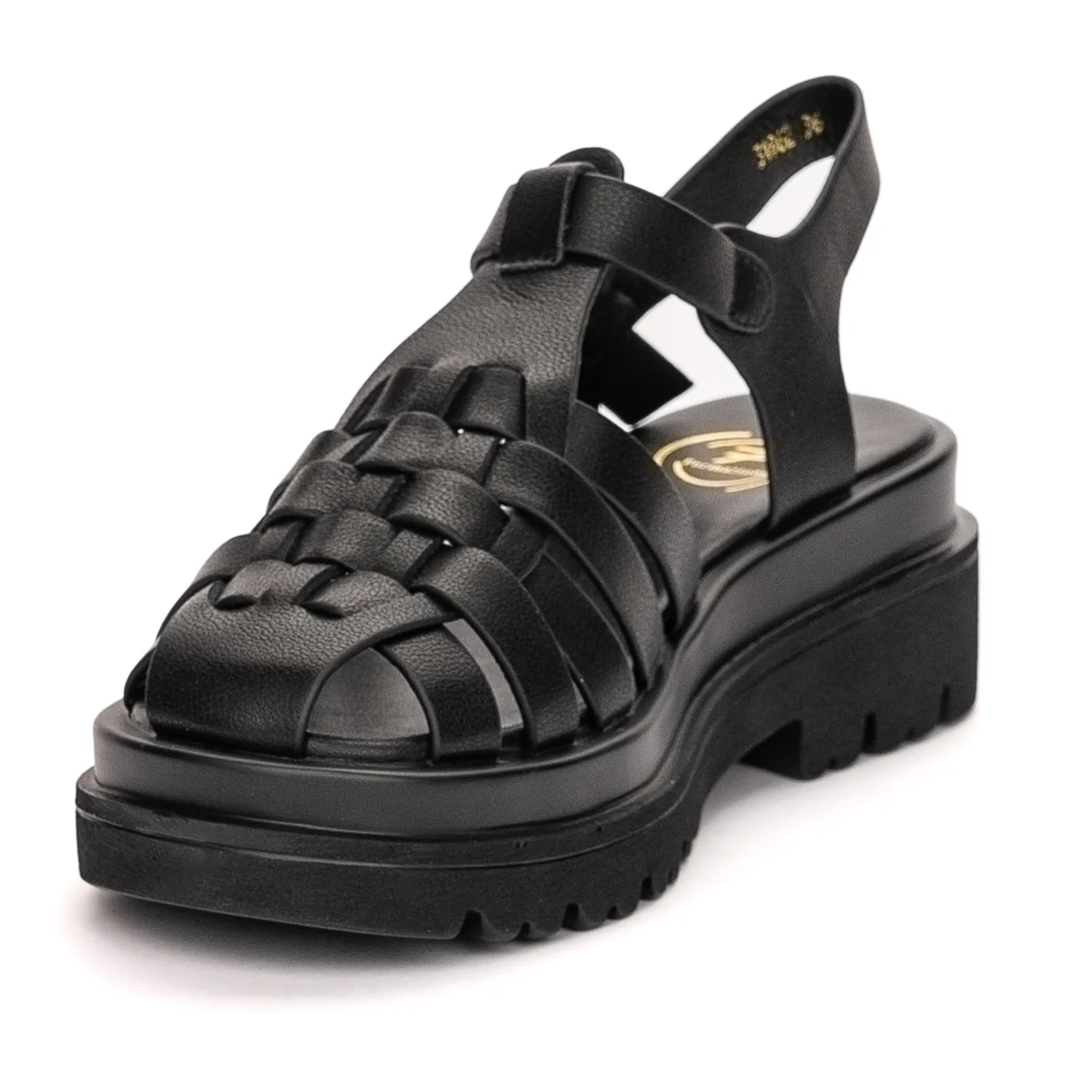 Sandale dama din piele naturala neagra 13348 - Image 3