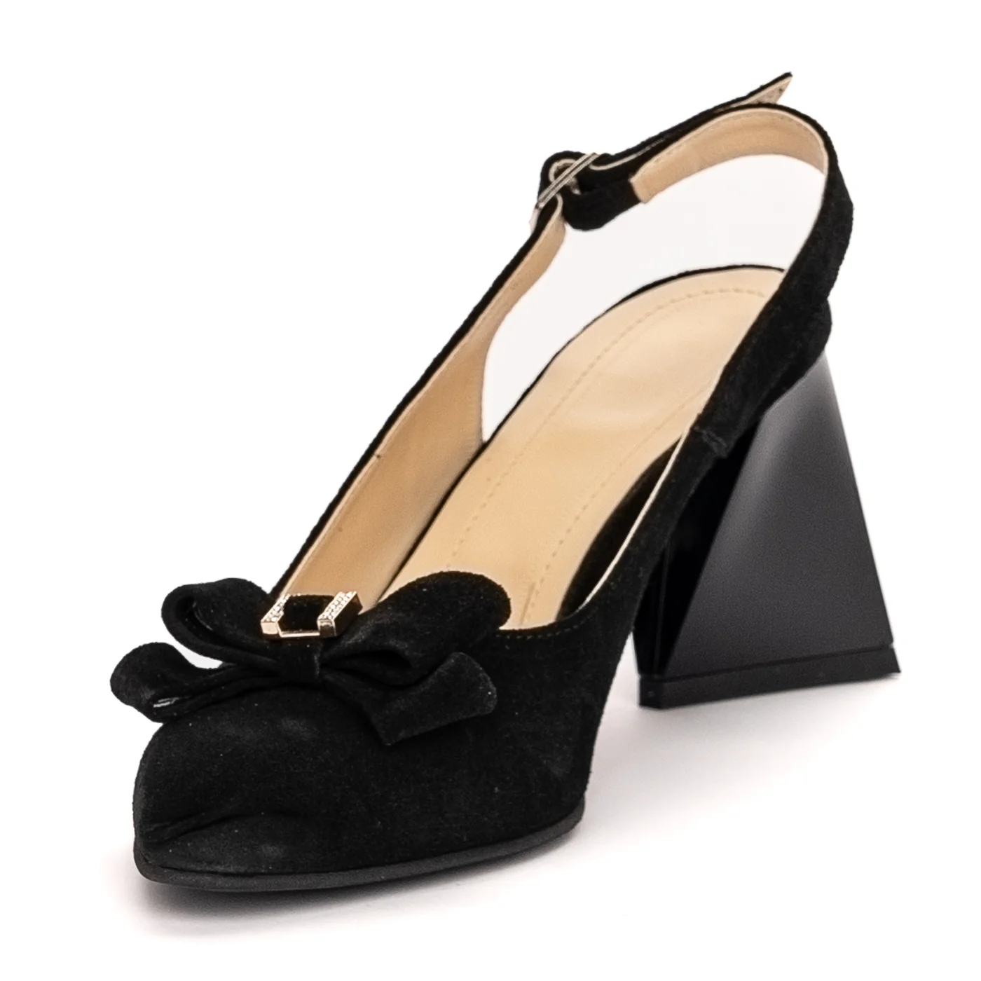 Sandale dama din piele naturala neagra 13403 - Image 3