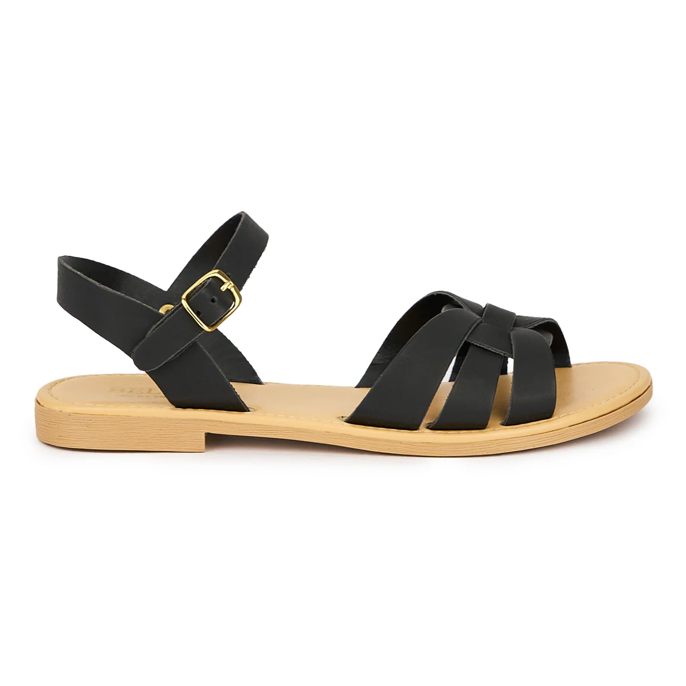 Sandale dama din piele naturala neagra 15387