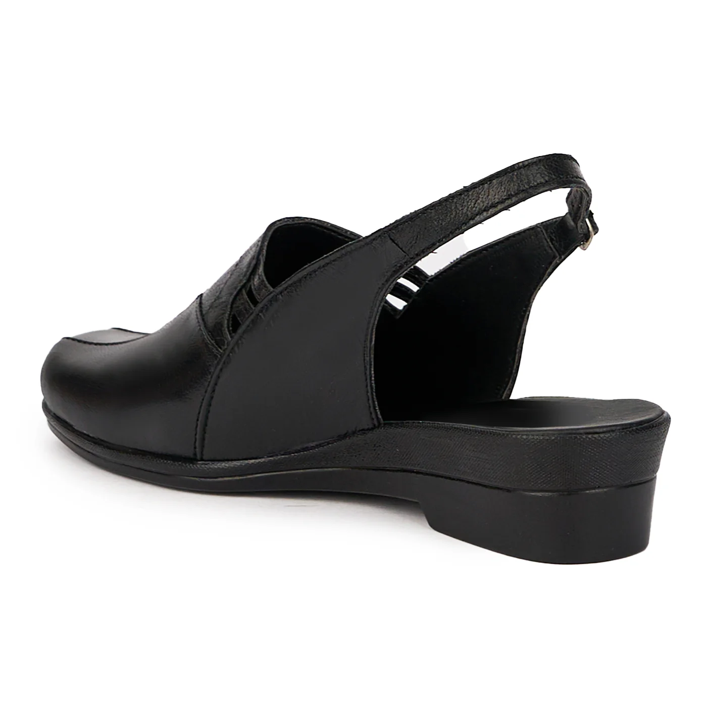 Sandale dama din piele naturala neagra 16543 - Image 2