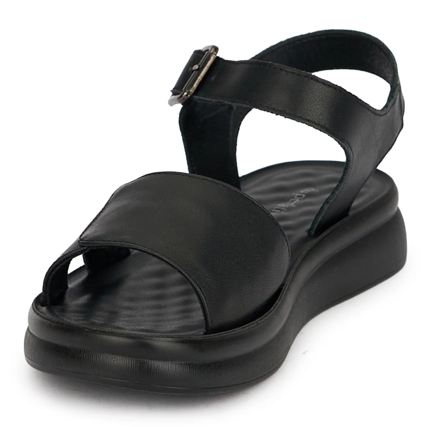 Sandale dama din piele naturala neagra 19741 - Image 3