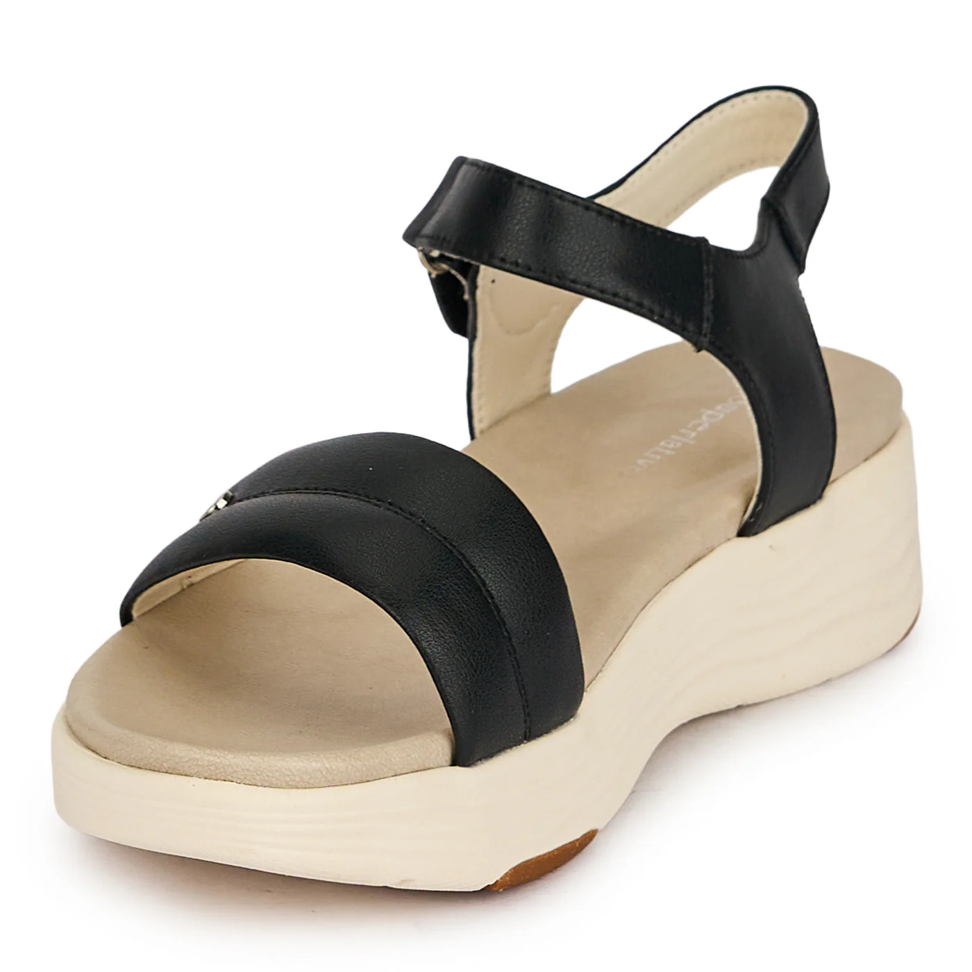 Sandale dama din piele naturala neagra 19784 - Image 3