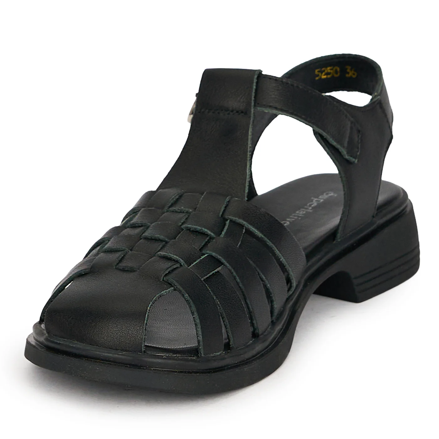 Sandale dama din piele naturala neagra 19790 - Image 3