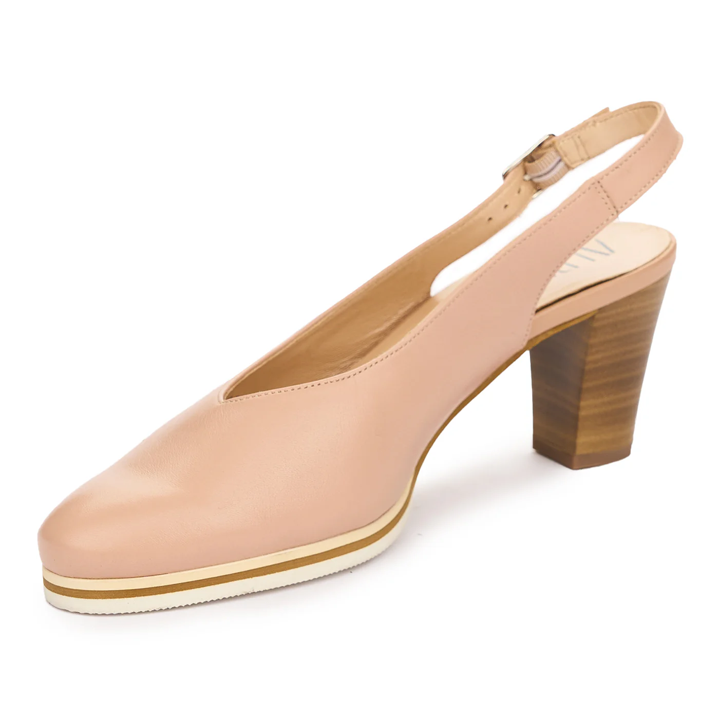 Sandale dama din piele naturala roz 13039 - Image 3