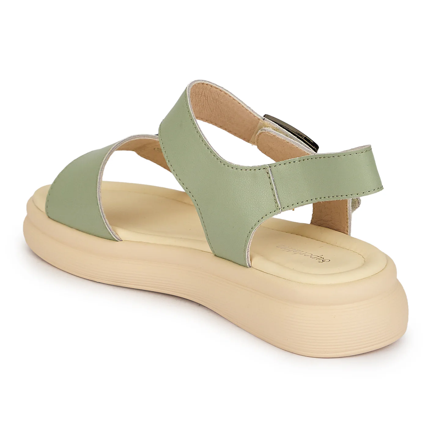 Sandale dama din piele naturala verde 19735 - Image 2