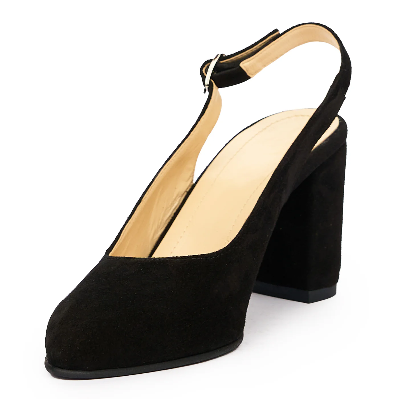 Sandale dama elegante din piele naturala neagra 9395 - Image 4