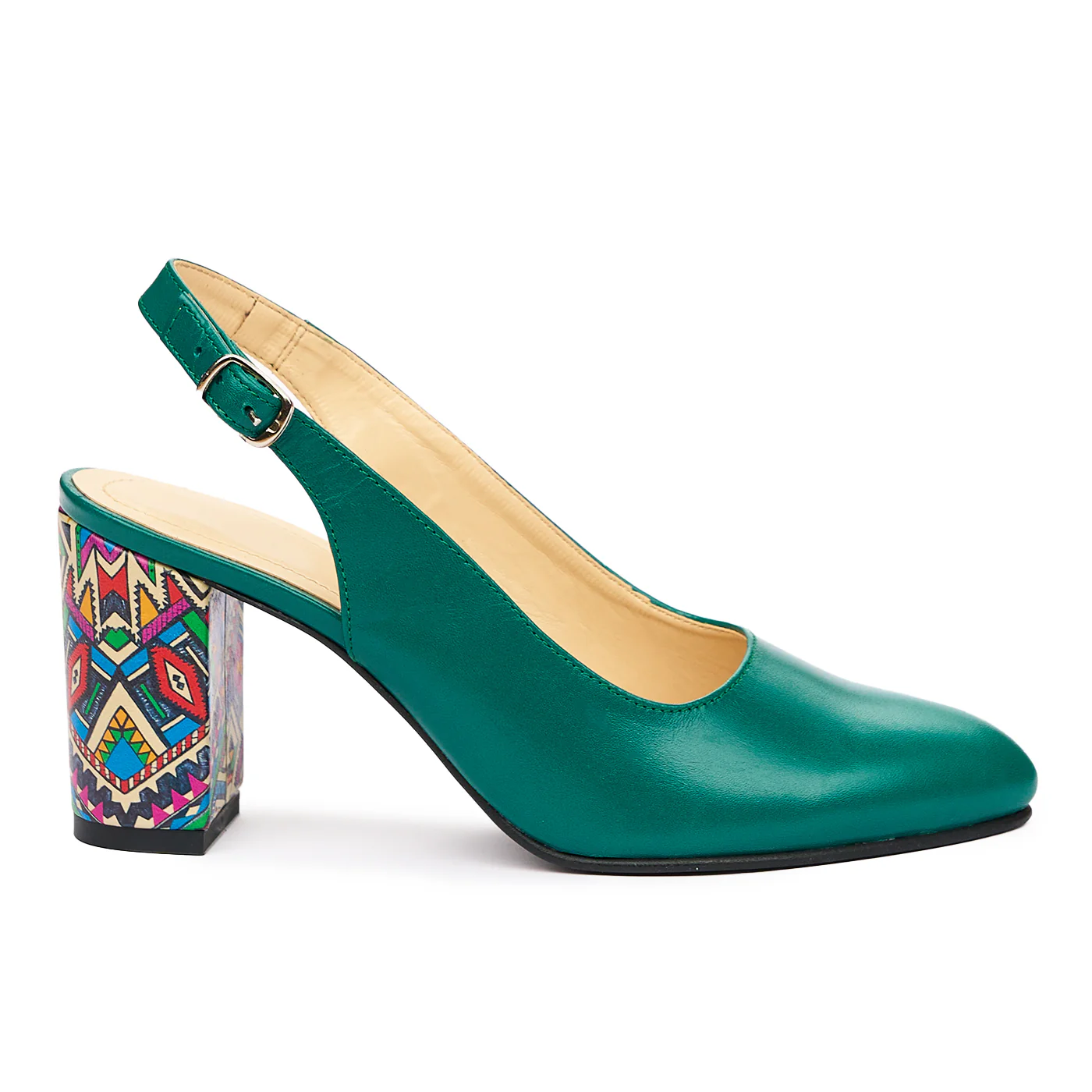 Sandale dama elegante din piele naturala verde 9394